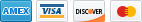 American Express - Visa - Discover - Mastercard